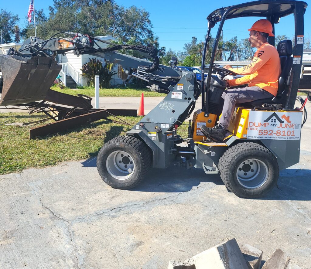Shed demolition and removal in Tampa Bay